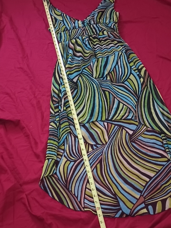 Jessica Taylor Dresses & Skirts - Jessica Taylor Multi-Color Sundress High Low Woman's L Spring Summer Party